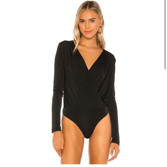 Free People Turnt Bodysuit in Black - Picture 4 of 5